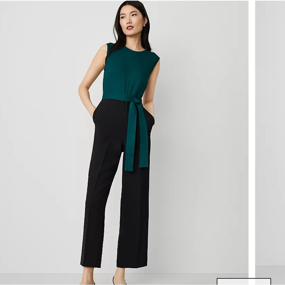 Ann Taylor NEW Sleeveless Straight-leg Jumpsuit size 18